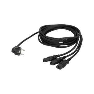 Showtec Schuko para 3 cabos IEC 3m