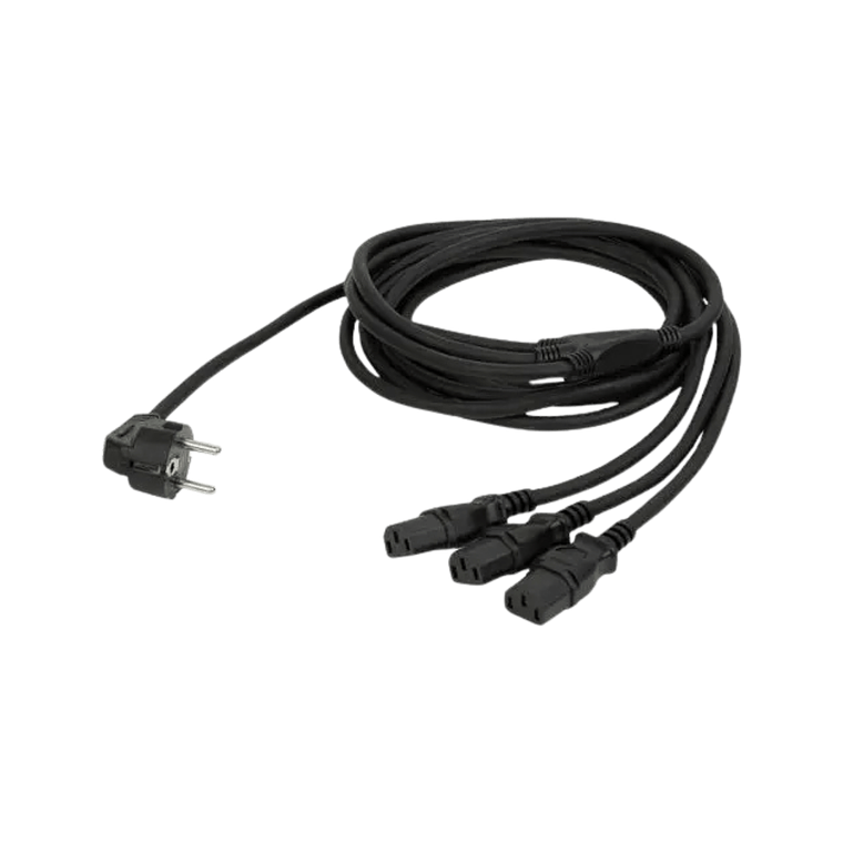 Showtec Schuko para 3 cabos IEC 3m 1