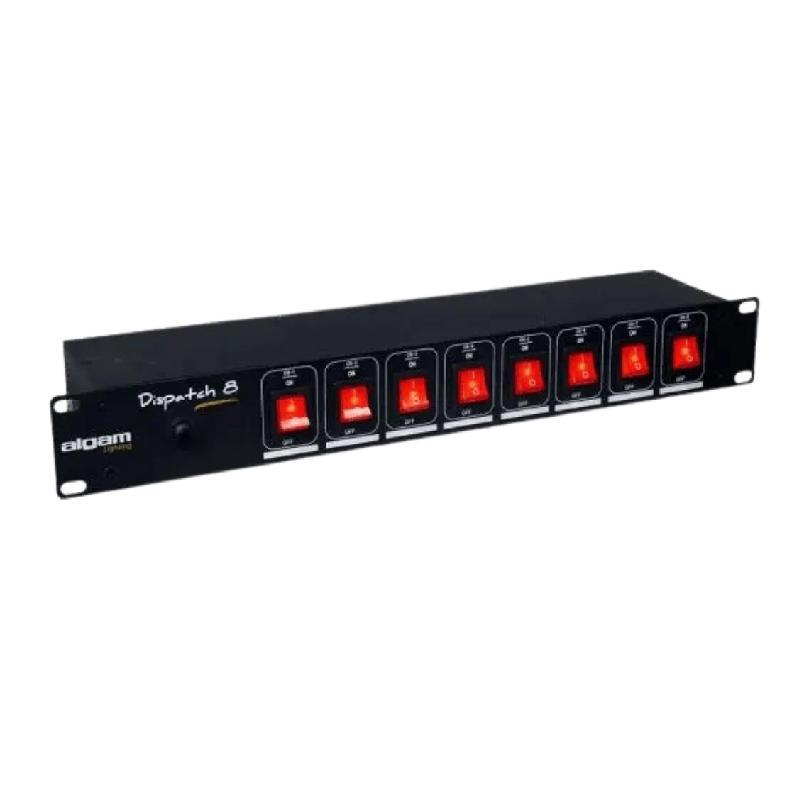 Régua de energia Algam Lighting DISPATCH-8 com interruptores 1