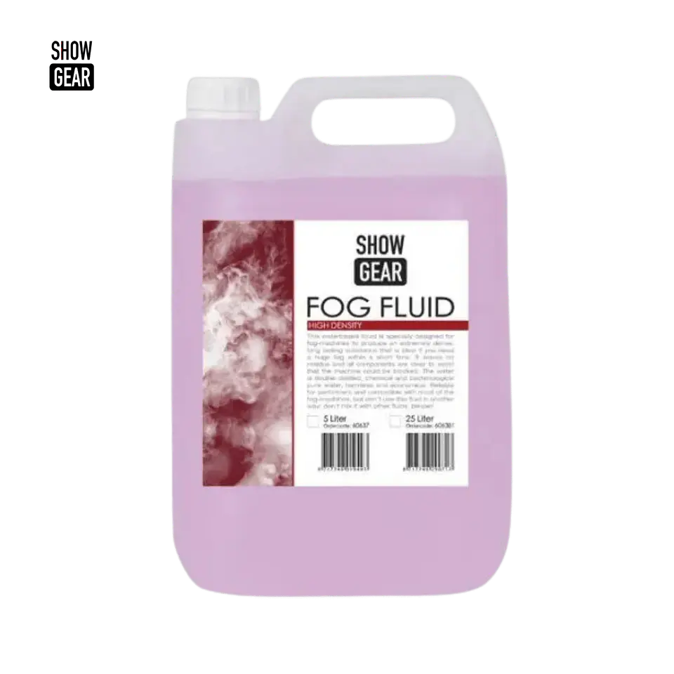 Liquido máquina de fumo Showgear 60637 Alta Densidade 5L 1