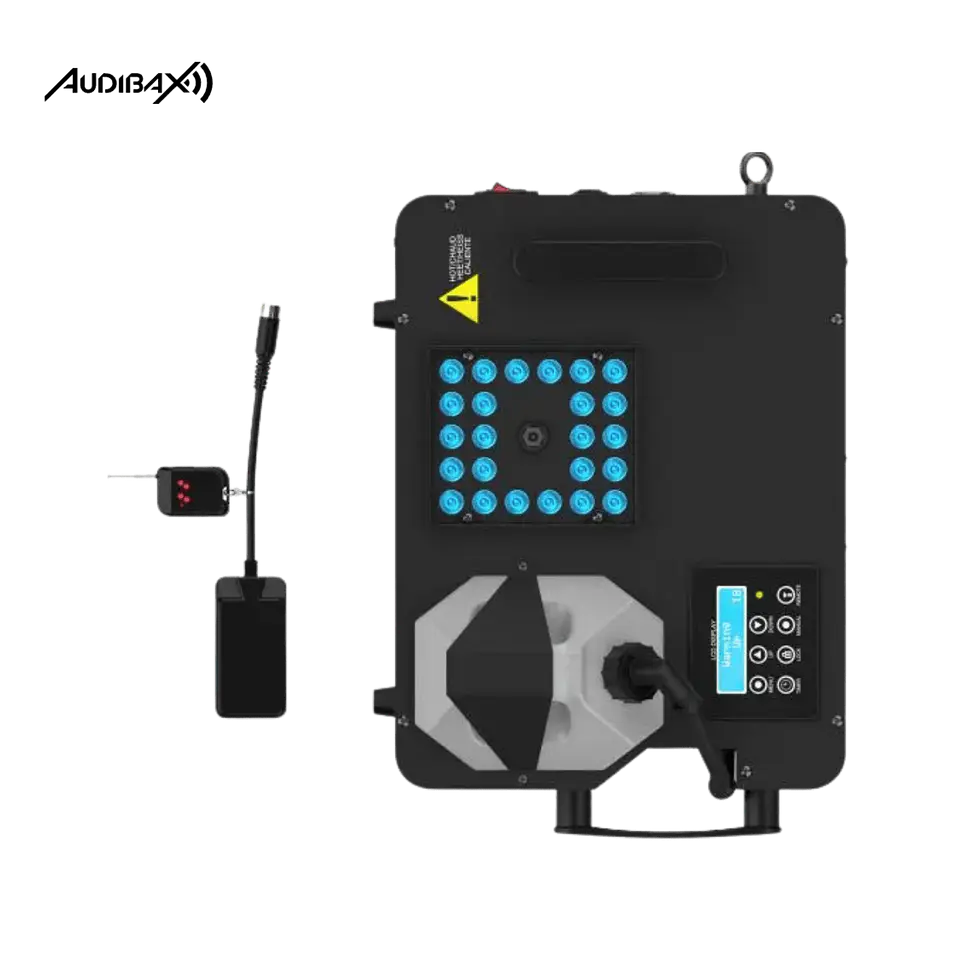 Audibax Smoke Geyser 2000 RGB 2000W Máquina de fumo profissional  4