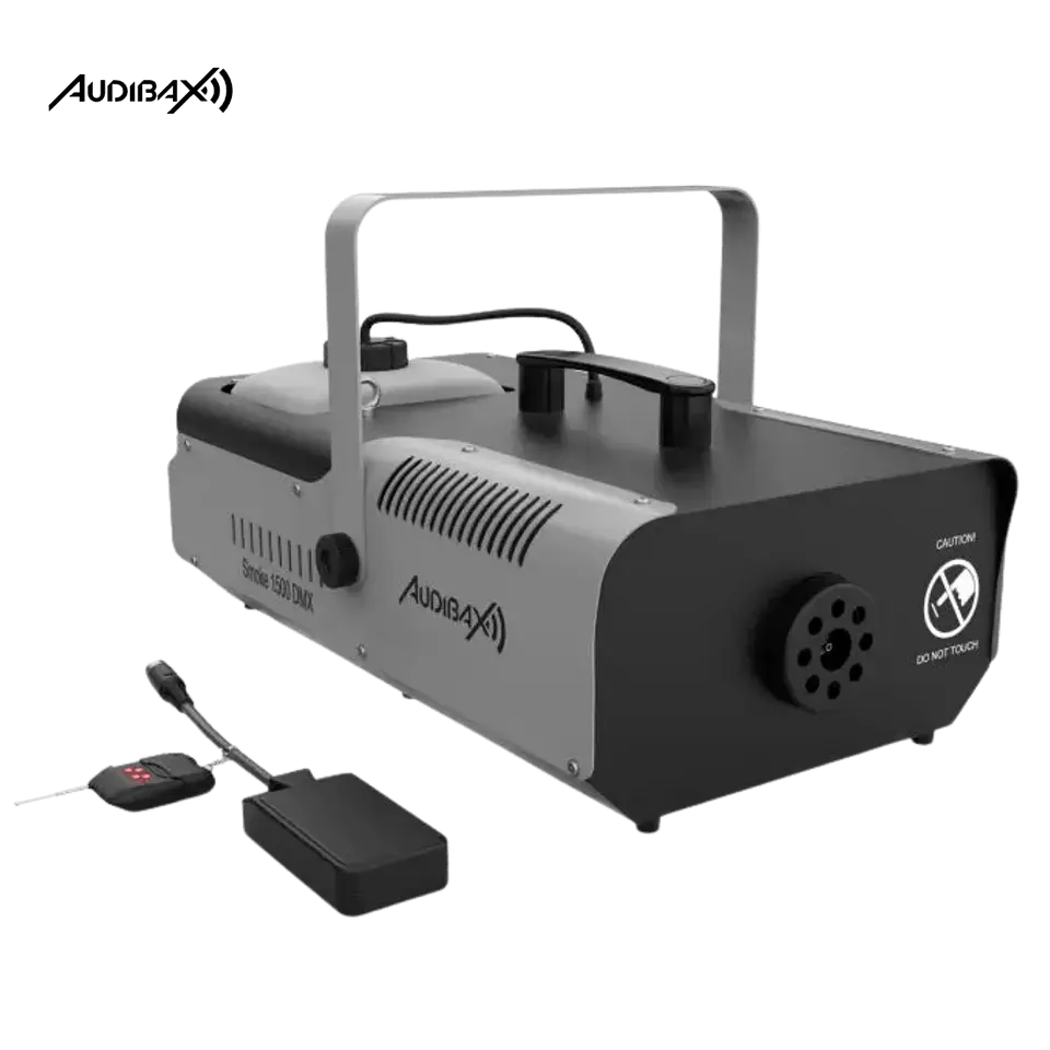 Audibax Smoke 1500 DMX Máquina de fumo DMX + Comando sem fios 1