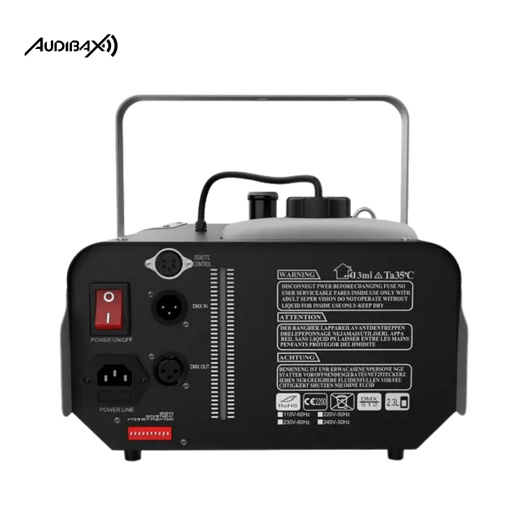 Audibax Smoke 1500 DMX Máquina de fumo DMX + Comando sem fios 4