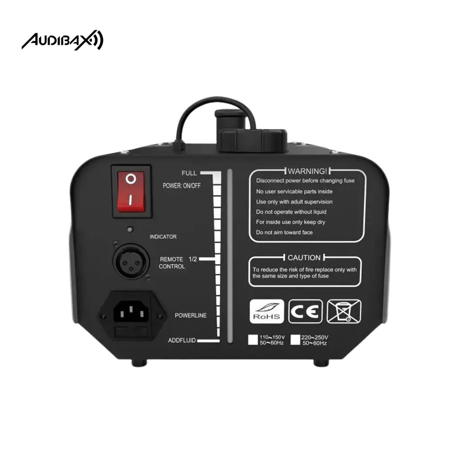 Audibax Smoke 900 Máquina de fumo com Controlo remoto sem fios 900W 5