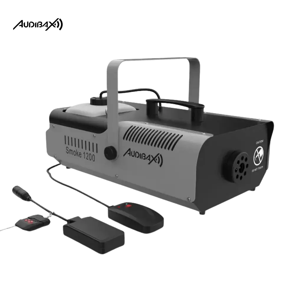 Audibax Smoke 1200 Máquina de fumo com Controlo remoto sem fios 1200W 1