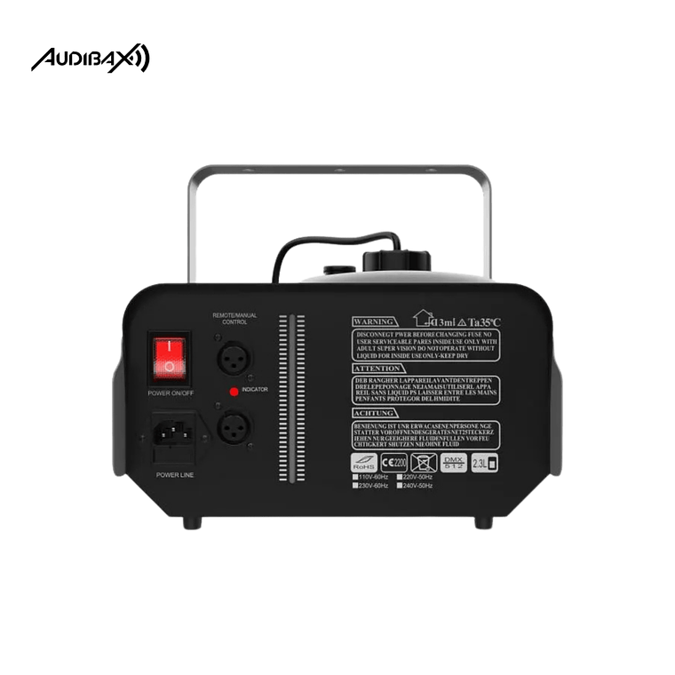 Audibax Smoke 1200 Máquina de fumo com Controlo remoto sem fios 1200W 7