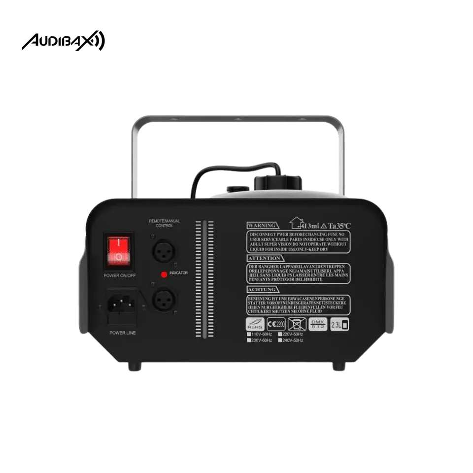 Audibax Smoke 1200 Máquina de fumo com Controlo remoto sem fios 1200W 7