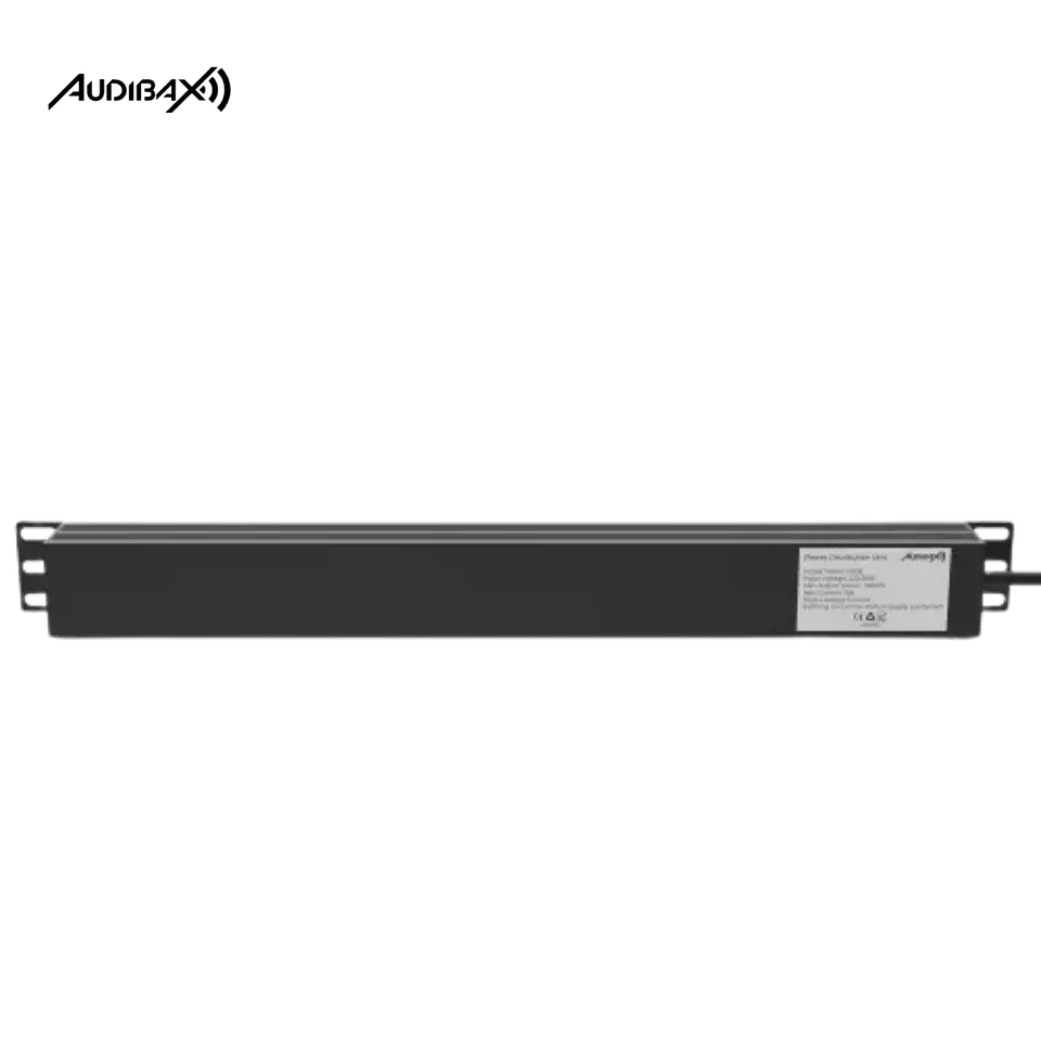 Régua de energia rack de 19' Audibax PSR8 8 Schuko 3