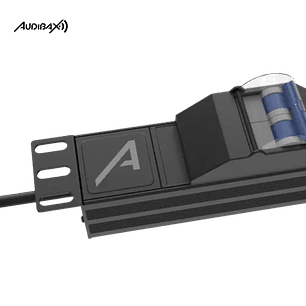 Régua de energia rack  19' 1U Audibax PSR6-M-200 6 tomadas
