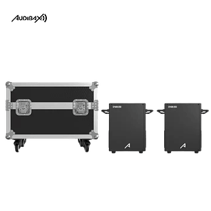 KIT Máquina de faísca fria 2x Audibax Spark 650 + Flightcase