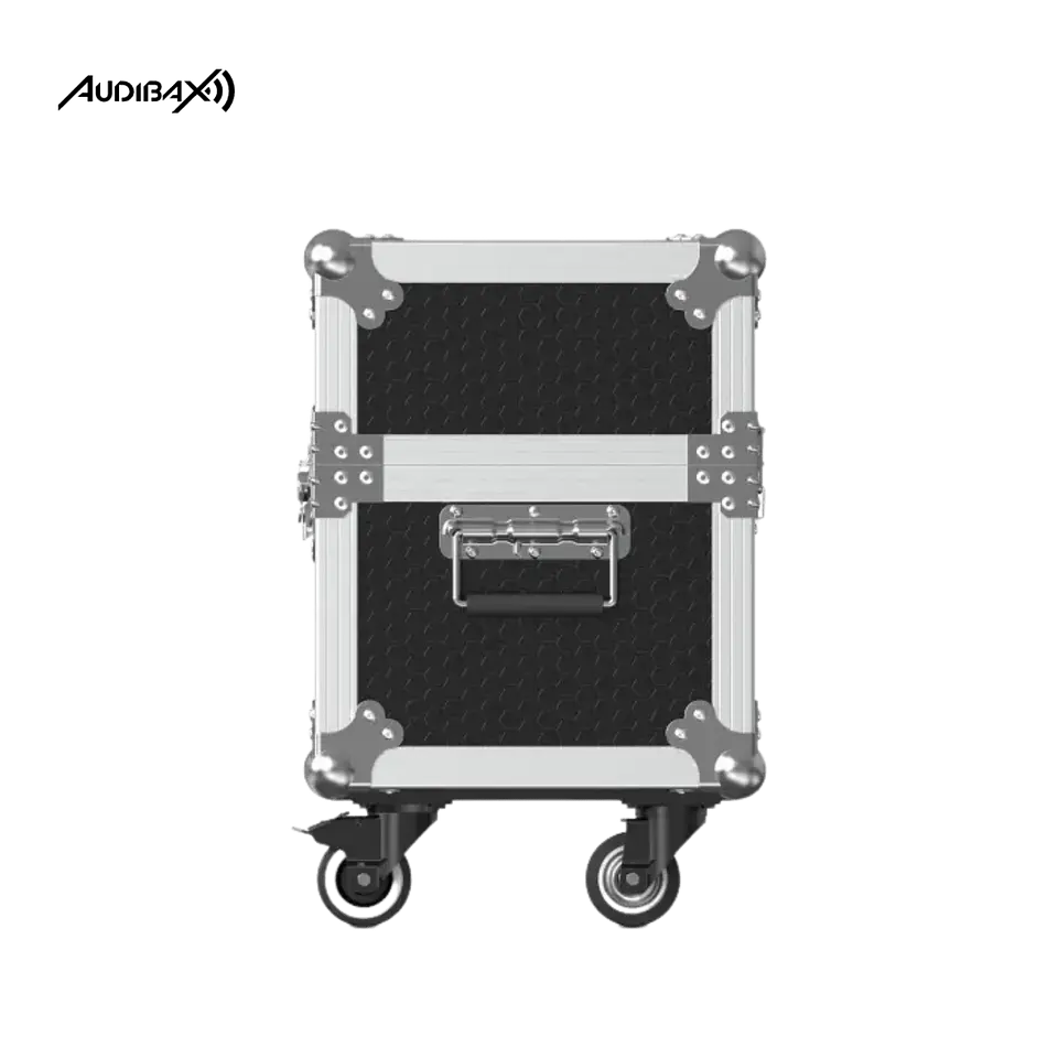 KIT Máquina de faísca fria 2x Audibax Spark 650 + Flightcase 6