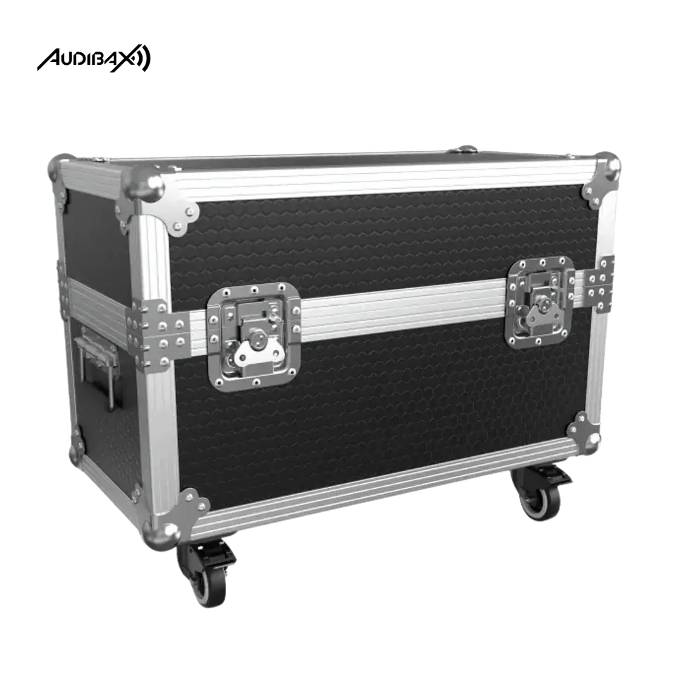 KIT Máquina de faísca fria 2x Audibax Spark 650 + Flightcase 7
