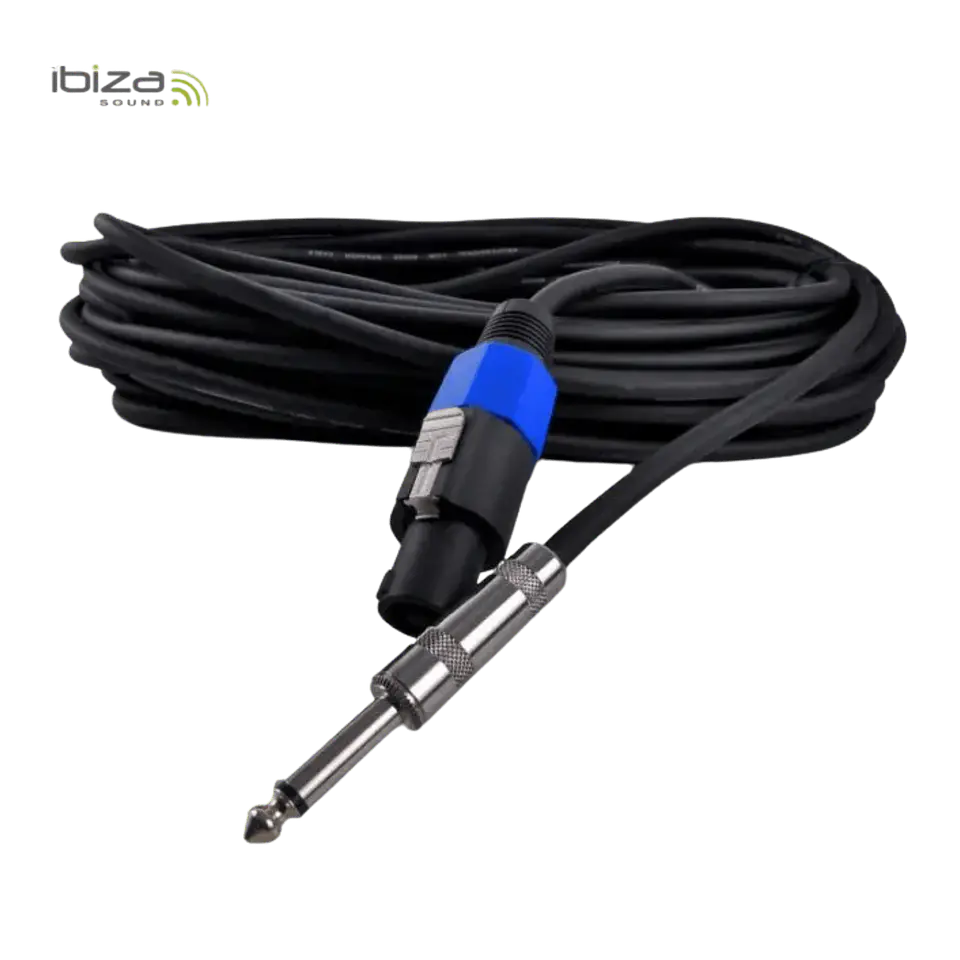 Cabo de coluna Ibiza Sound CS20JS Speakon-Jack 20 metros 1