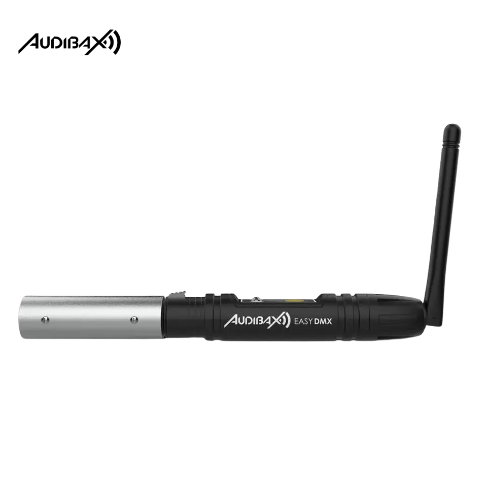 Audibax Easy DMX Transmissor ou Receptor Compacto Sem Fios DMX 3