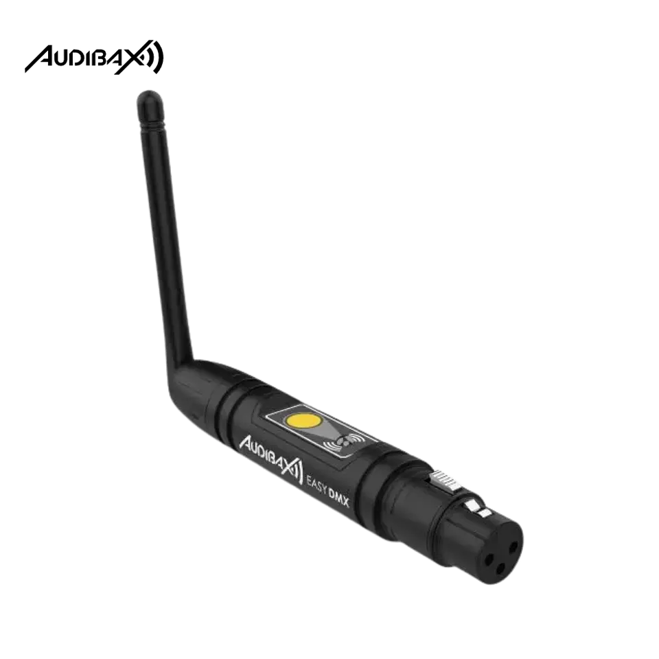 Audibax Easy DMX Transmissor ou Receptor Compacto Sem Fios DMX 4