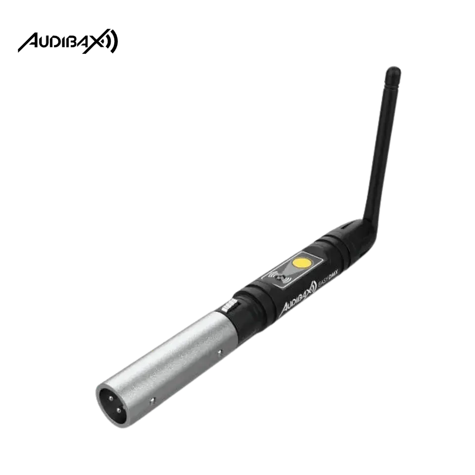 Audibax Easy DMX Transmissor ou Receptor Compacto Sem Fios DMX 5