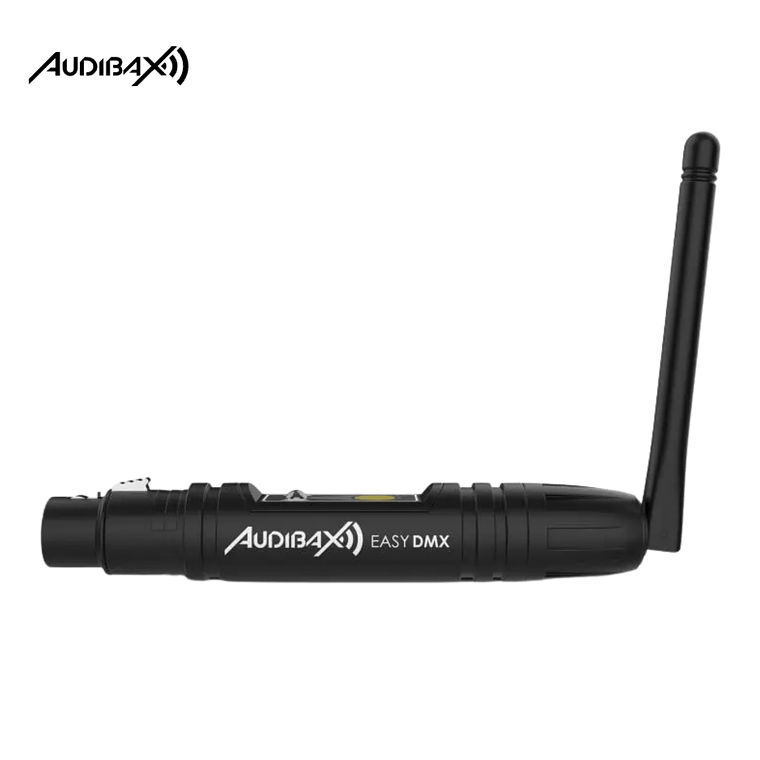Audibax Easy DMX Transmissor ou Receptor Compacto Sem Fios DMX 2