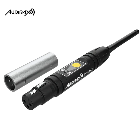 Audibax Easy DMX Transmissor ou Receptor Compacto Sem Fios DMX