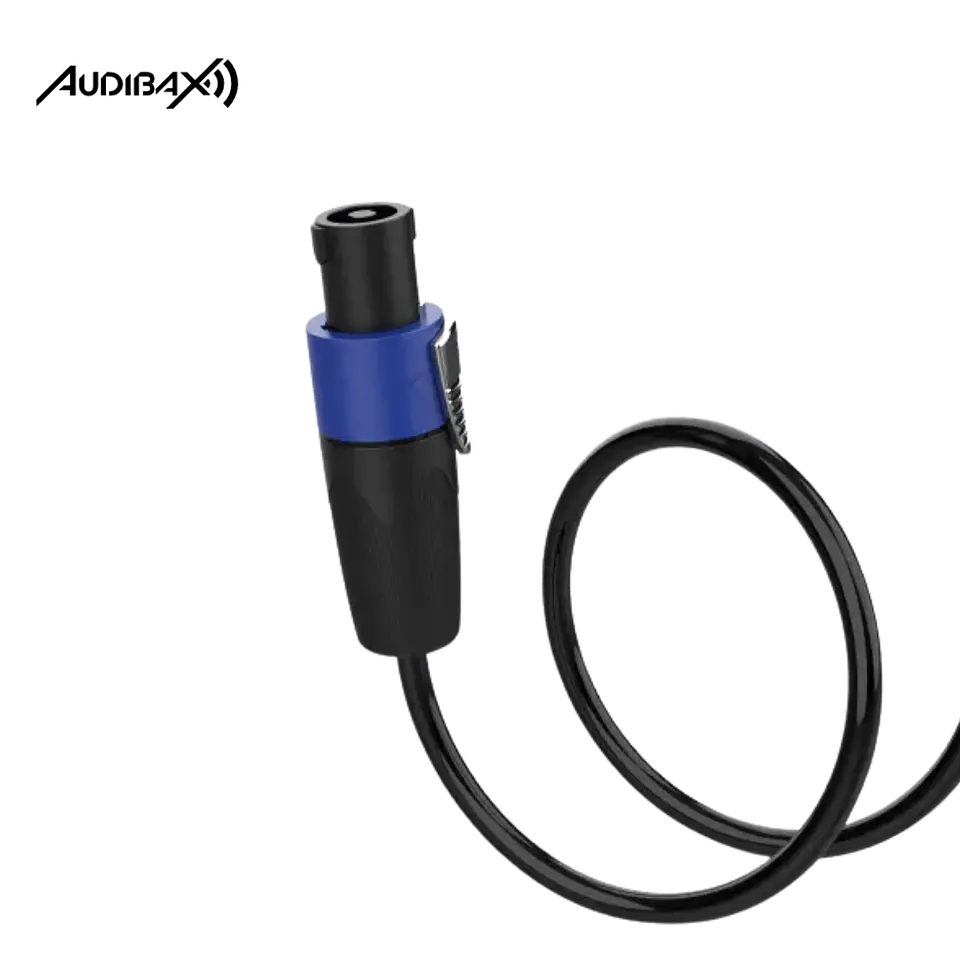 Audibax Silver Cabo Speakon para Speakon 15 metros 3