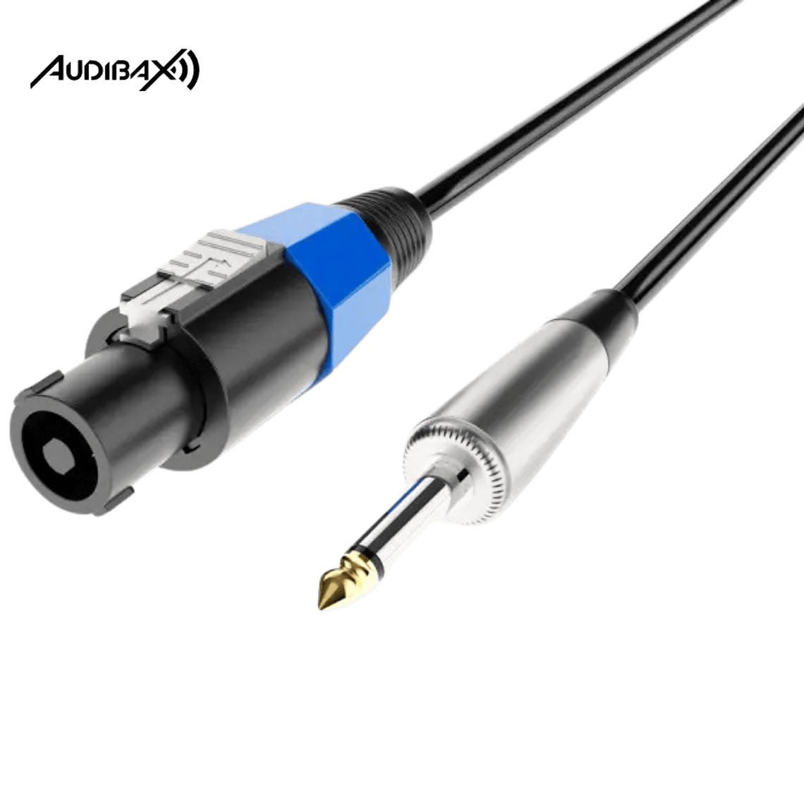 Audibax Power Amp cabo Speakon a Jack Mono 1,5 metros 1