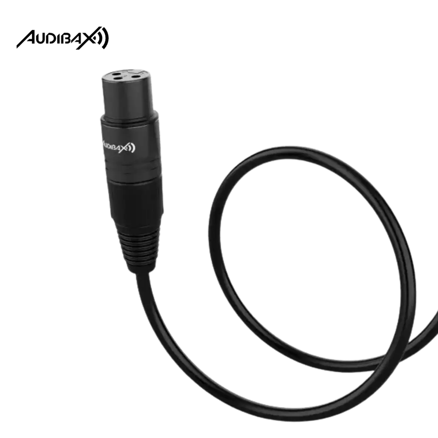 Audibax Silver Black Cabo DMX 3 pinos 5 metros 2