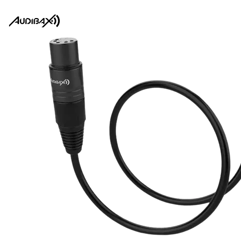 Audibax Silver Black Cabo DMX 5 pinos 10 metros