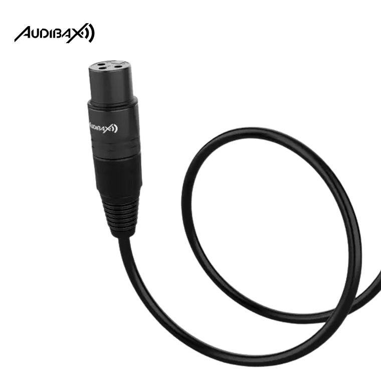 Audibax Silver Black Cabo DMX 3 pinos 10 metros 2