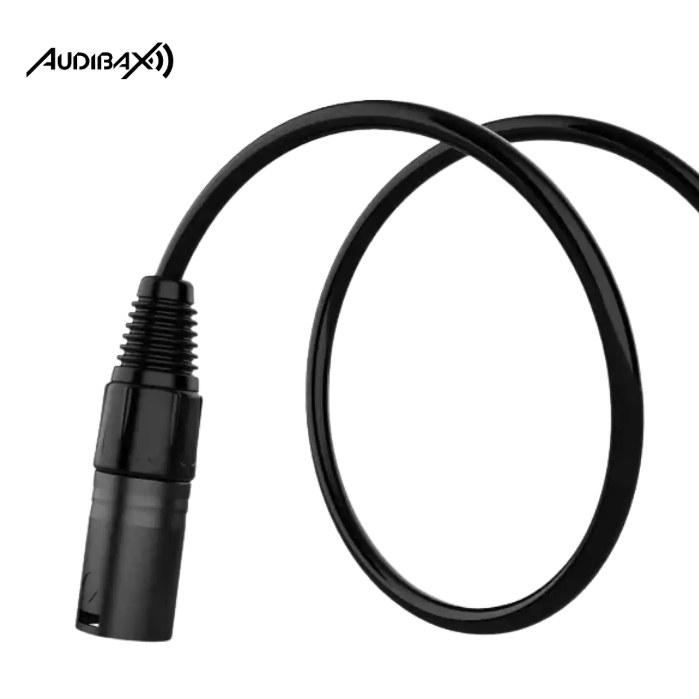 Audibax Silver Black Cabo DMX 3 pinos 10 metros 3