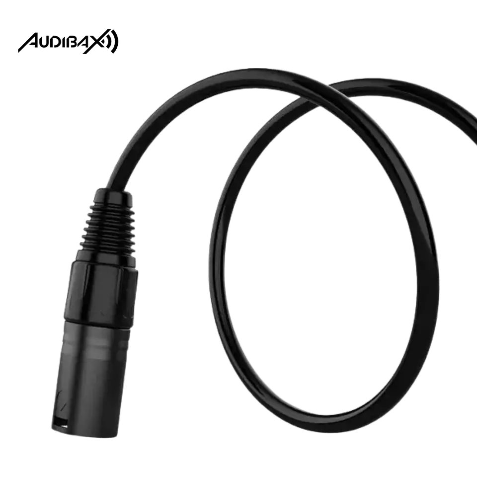 Audibax Silver Black Cabo DMX 3 pinos 10 metros 3