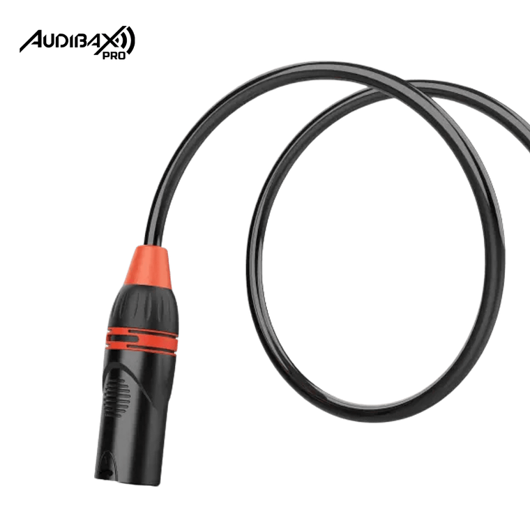 Audibax Pro Preto Cabo DMX 3 pinos 10 metros Preto 3