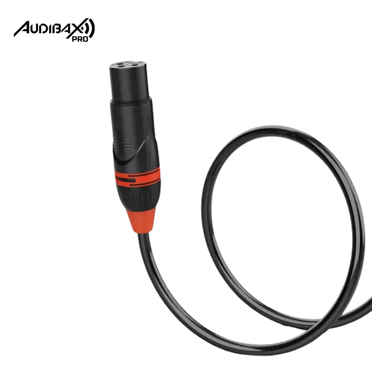 Audibax Pro Preto Cabo DMX 3 pinos 5 metros Preto 2