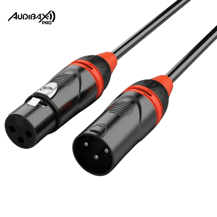 Audibax Pro Preto Cabo DMX 3 pinos 20 metros Preto 1