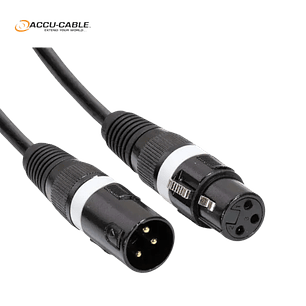 Accu-Cable AC-DMX3/3 3 p. XLRm/3 p. XLRf 3m