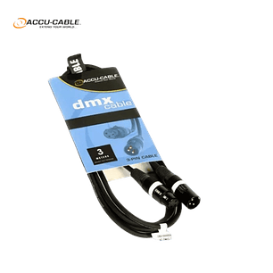 Accu-Cable AC-DMX3/3 3 p. XLRm/3 p. XLRf 3m