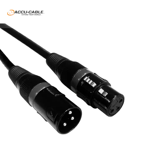 Accu-Cable AC-DMX3/15 3 p. XLRm/3 p. XLRf 15m DMX