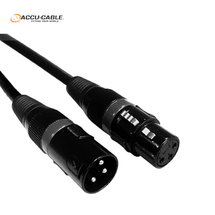 Accu-Cable AC-DMX3/15 3 p. XLRm/3 p. XLRf 15m DMX