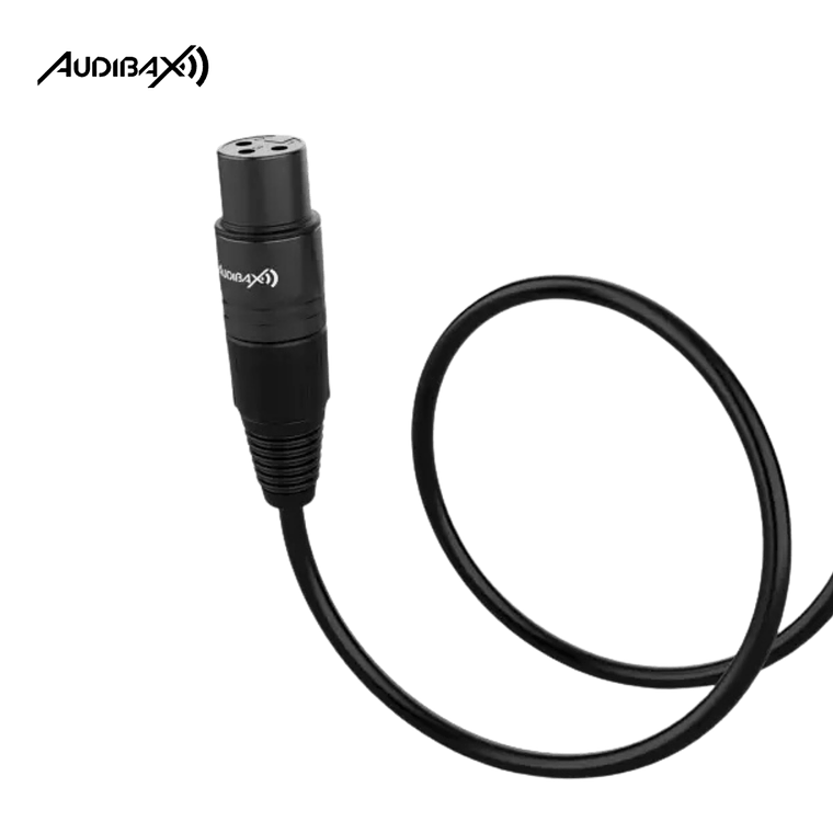 Audibax Silver Black Cabo de DMX 3 pinos 20 metros 2