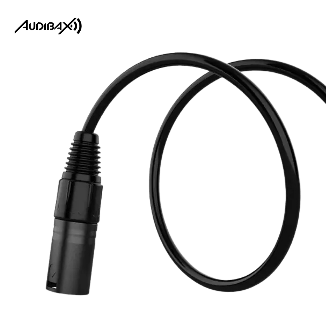 Audibax Silver Black Cabo de DMX 3 pinos 20 metros 3