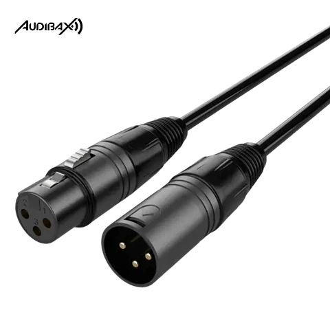 Audibax Silver Black Cabo de DMX 3 pinos 20 metros