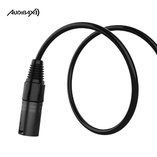 Audibax Silver Black Cabo de DMX 5 pinos 20 metros