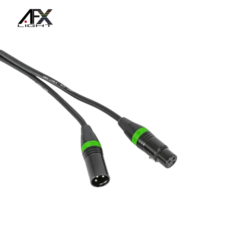 Cabo DMX AFX DMX-XLRF-XLRM-1 1m 1
