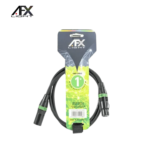 Cabo DMX AFX DMX-XLRF-XLRM-1 1m