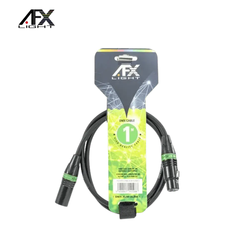 Cabo DMX AFX DMX-XLRF-XLRM-1 1m 2
