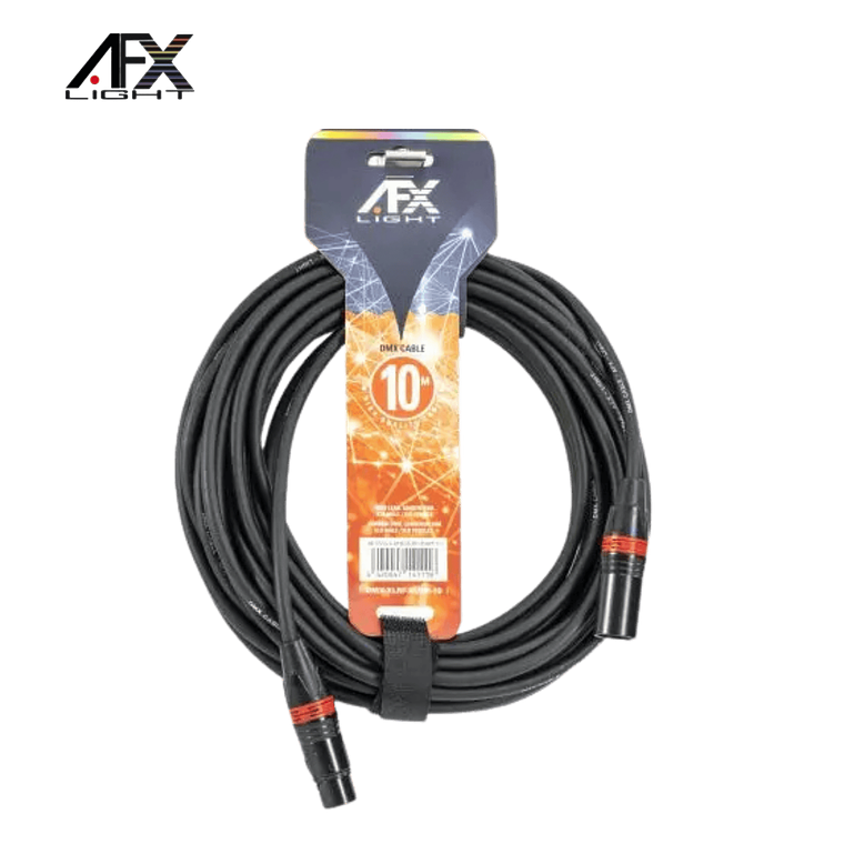 Cabo DMX AFX DMX-XLRF-XLRM-10 10m 2