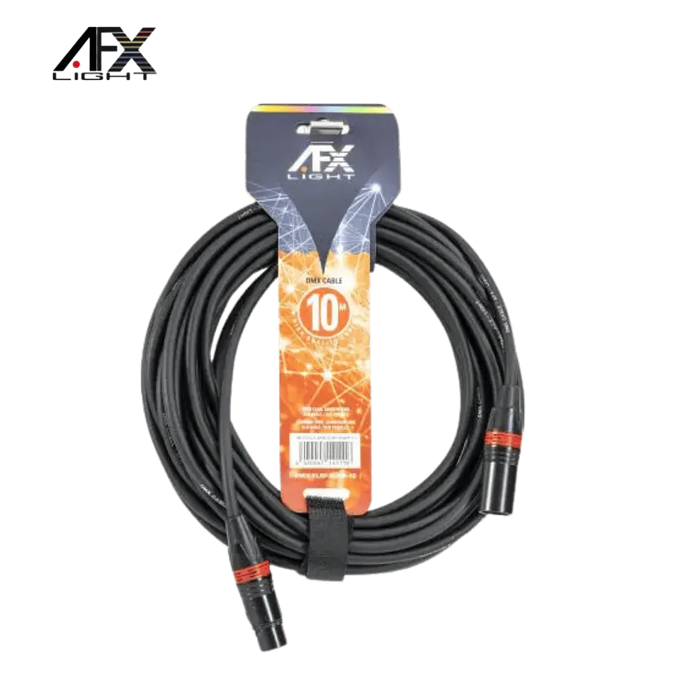 Cabo DMX AFX DMX-XLRF-XLRM-10 10m 2