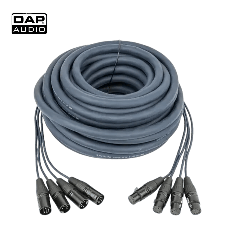 Cabo DMX DAP Audio Snake XLR 4-VI 5-Pin (10m) 1