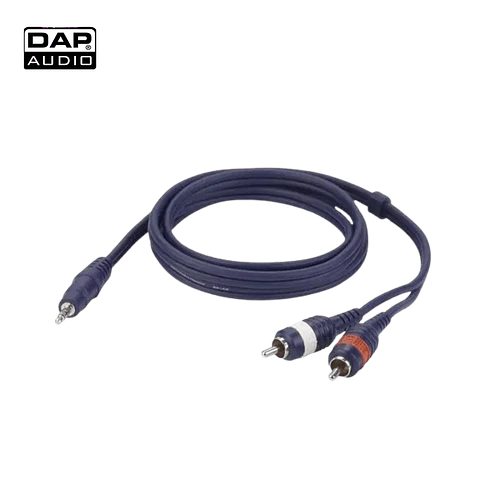 Cabo Mini Jack stereo / 2 Cabo RCA DAP Audio FL30 1,5 metros