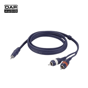 Cabo Mini Jack stereo / 2 Cabo RCA DAP Audio FL30 1,5 metros