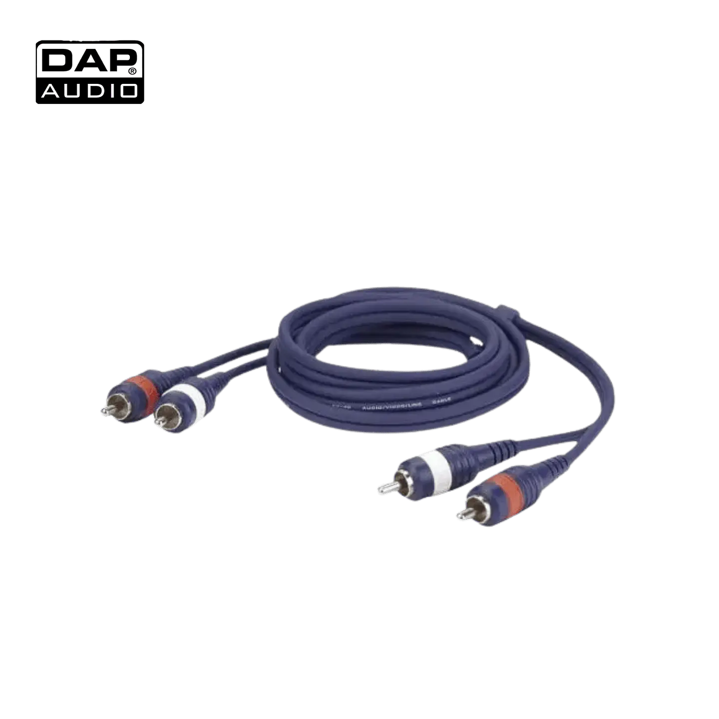 Cabo 2 RCA macho / 2 RCA macho DAP Audio FL24 1,5 metros 1