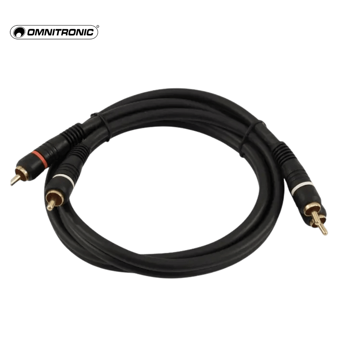 Cabo Omnitronic RCA Cable 2x2 0,3m 2